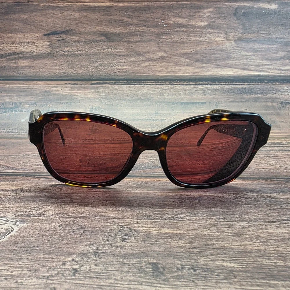 Coach HC 8232 L1010 Dark Tortoise Square Sunglasses 56-17-140 FRAMES ONLY
